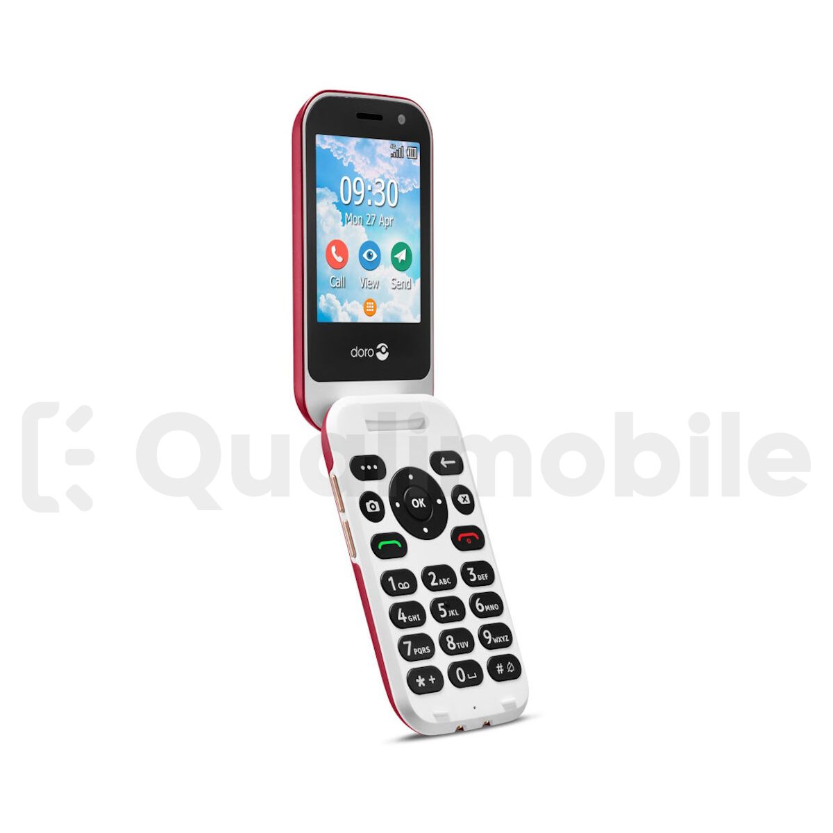 Téléphone Doro 7080 4 Go Rouge Grade C TVM