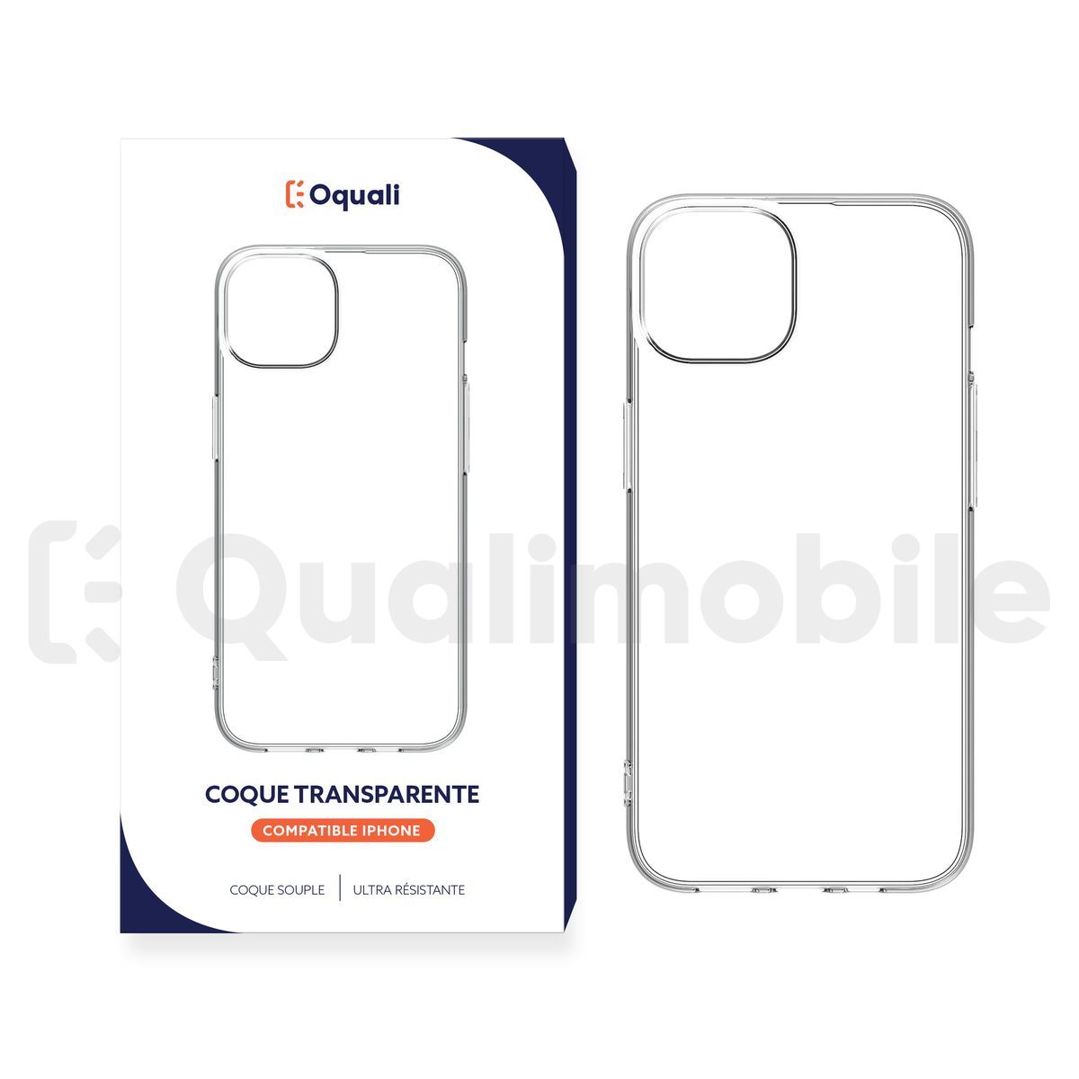 Coque iPhone 12 Pro Transparent TPU Compatible Magsafe