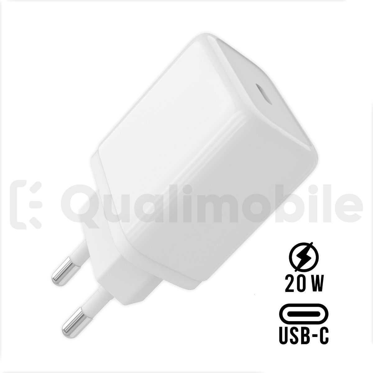 Chargeur USB-C 20W Blanc x10